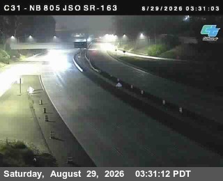 (C031) I-805 : Just South Of SR-163 live camera view