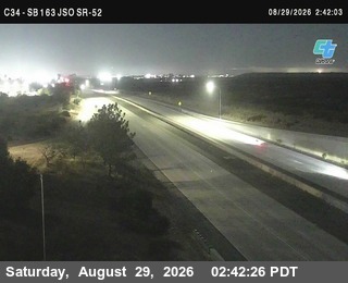 (C034) SR-163 : Just South Of SR-52 live camera view