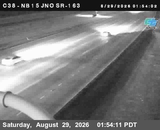 (C038) NB 15 : Just North Of SR-163 live camera view