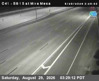 (C041) SB 15 : Mira Mesa Blvd live camera view
