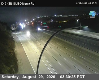 (C042) I-15 : Just South Of Mercy Road live camera view