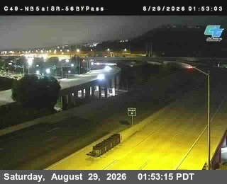 (C 049) I-5 : SR-56 Bypass live camera view
