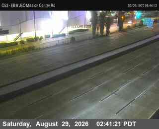 (C 053) I-8 : Just East Of Mission Center Road live camera view