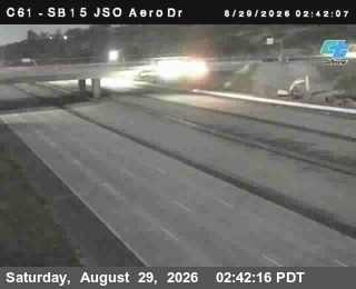 (C 061) I-15 : Just South Of Aero Drive live camera view