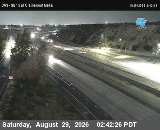 (C063) SB 15: Clairemont Mesa Boulevard live camera view