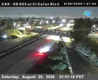 (C069) I-805 : El Cajon Boulevard (On Ramp) live camera view