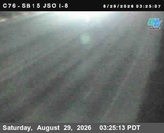 (C076) I-15 : Just South Of I-8 live camera view