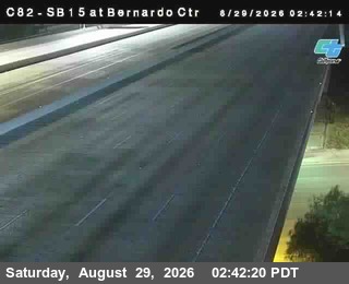 (C082) SB 15 : Bernardo Center Drive live camera view