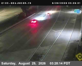 (C 103) I-5 : Just North Of SR-76 live camera view