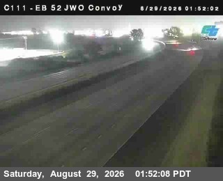 (C111) EB 52 : Just West of Convoy St live camera view