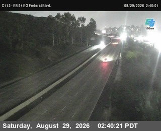 (C112) SR-94 : Federal Boulevard live camera view