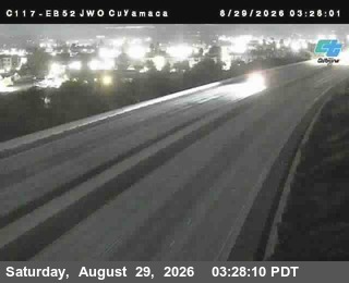 (C117) SR-52 : Just West Of Cuyamaca Street live camera view
