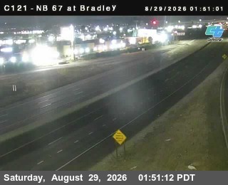 (C121) SR-67 : Bradley Avenue live camera view