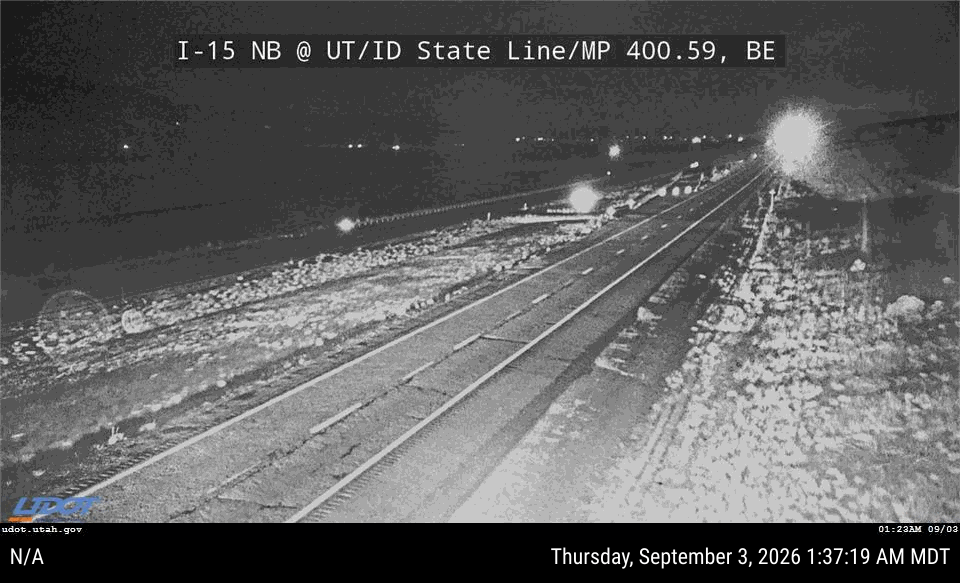 I-15 UT/ID State Line UT live camera view