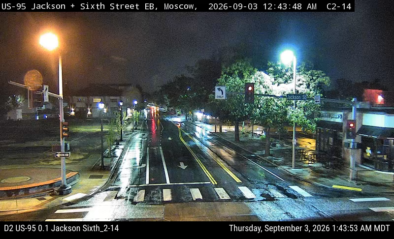D2 US-95 0.1 Jackson Sixth_2-14 live camera view
