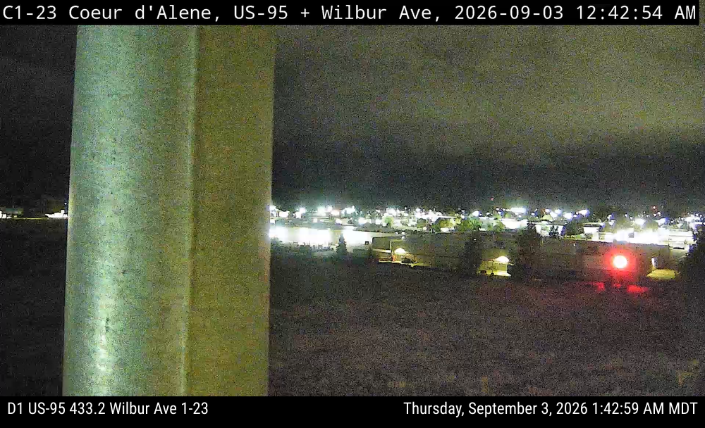 US-95 Wilbur live camera view
