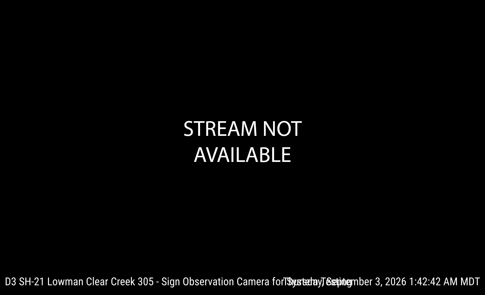 D3 SH-21 Lowman Clear Creek 305 live camera view