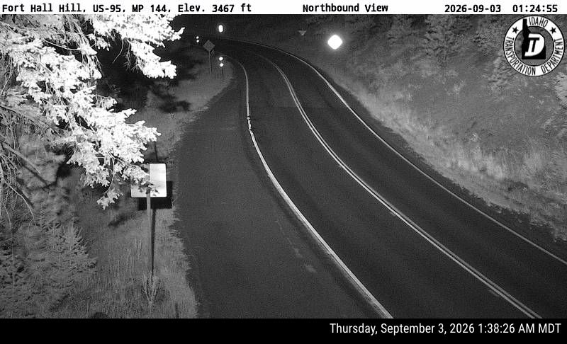 US-95 Fort Hall Hill live camera view