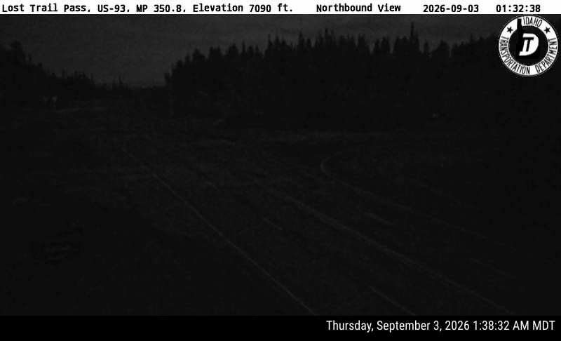 US-93 Lost Trail Pass live camera view