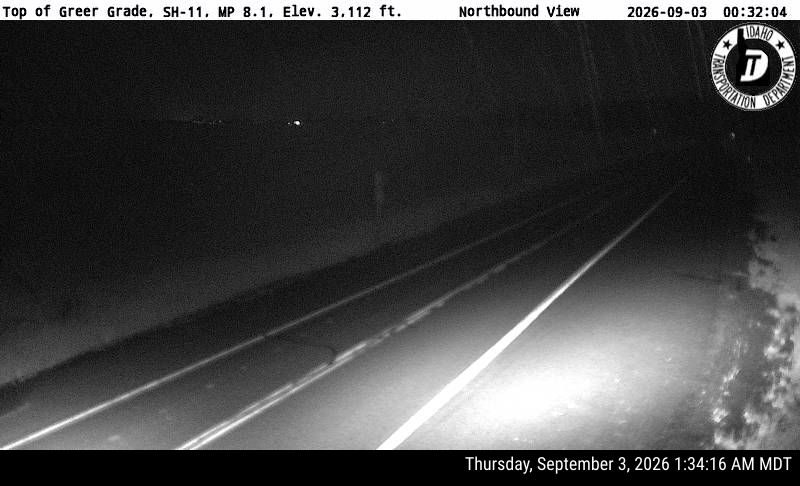 SH-11 Top of Greer Grade live camera view