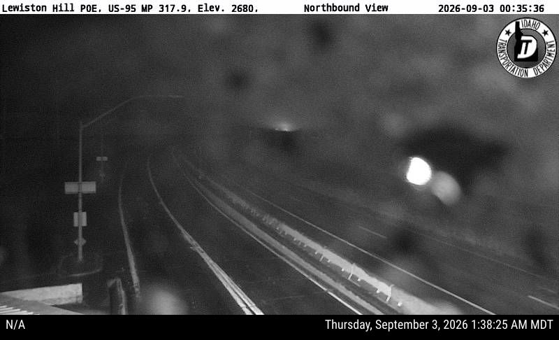 US-95 Lewiston Hill live camera view