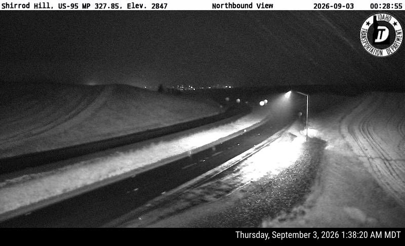 US-95 Shirrod Hill live camera view