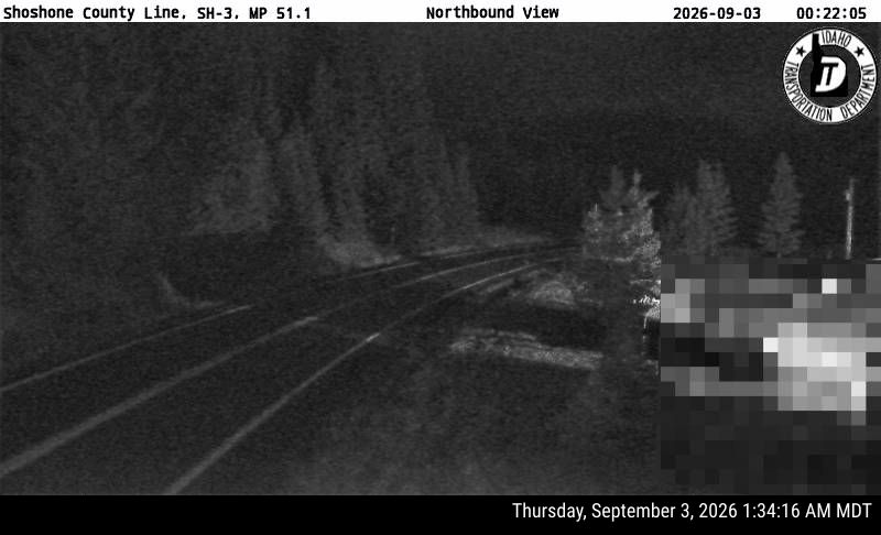 SH-3 Shoshone County Line live camera view