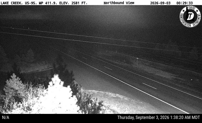 US-95 Lake Creek live camera view