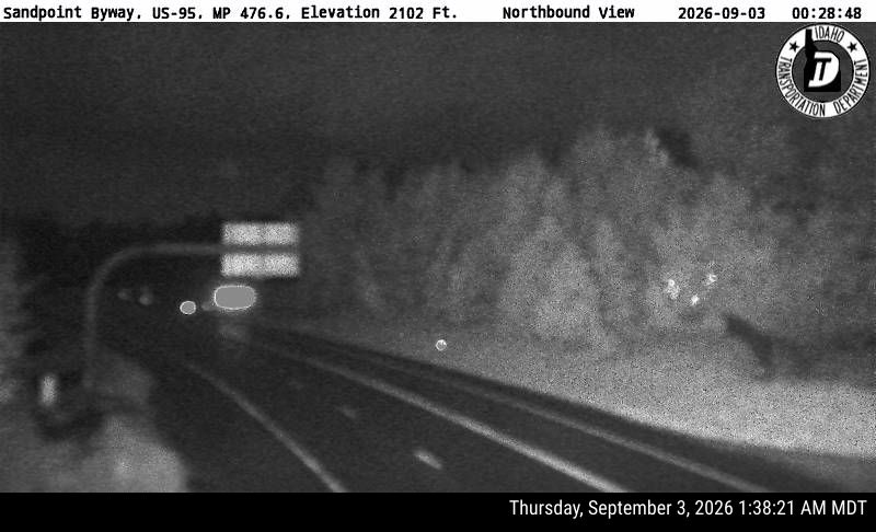 US-95 Sandpoint live camera view