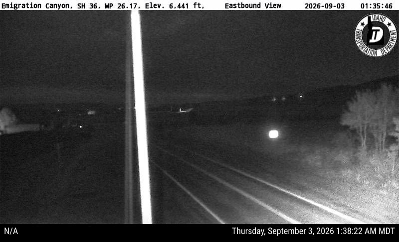 SH-36 Emigration Canyon live camera view
