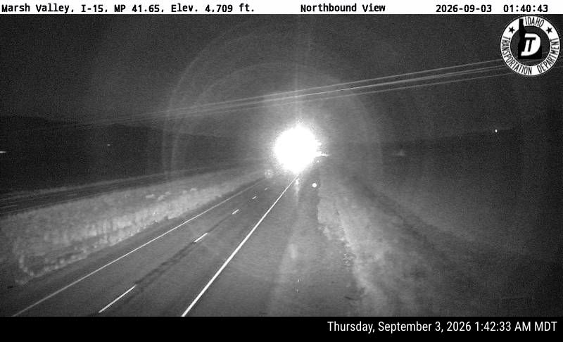 I-15 Marsh Valley live camera view