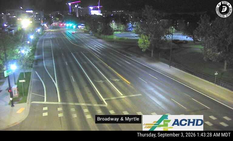 US-20 Broadway & Myrtle St live camera view