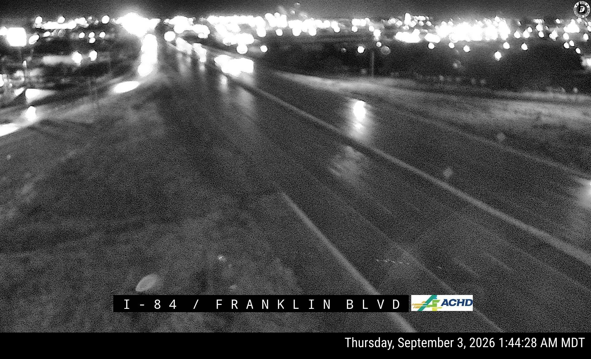 I-84 Franklin Blvd live camera view