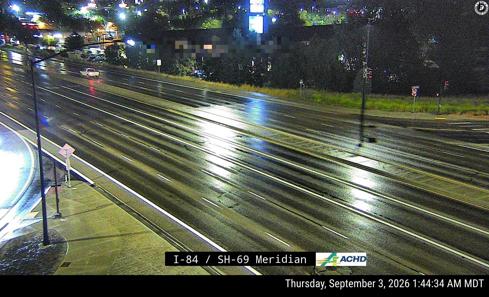 I-84 Meridian Rd live camera view