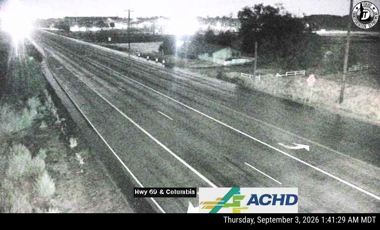 SH-69 & Columbia Rd live camera view