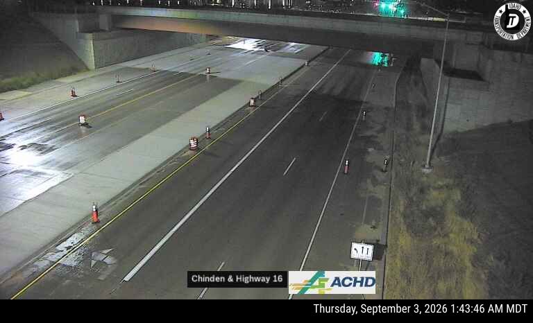 US-20 Chinden & SH-16 live camera view