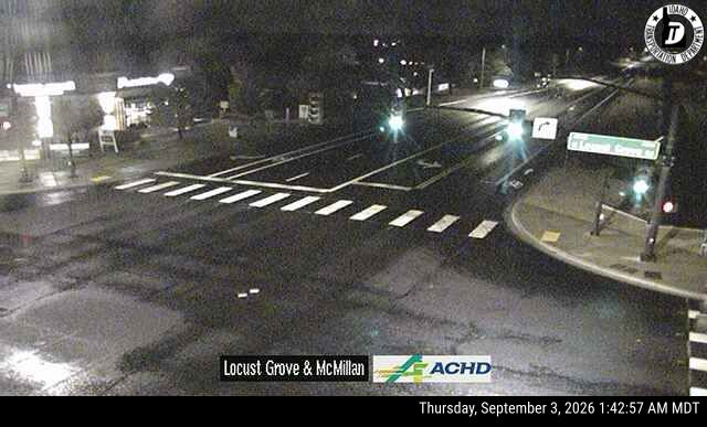 Locust Grove & McMillan live camera view