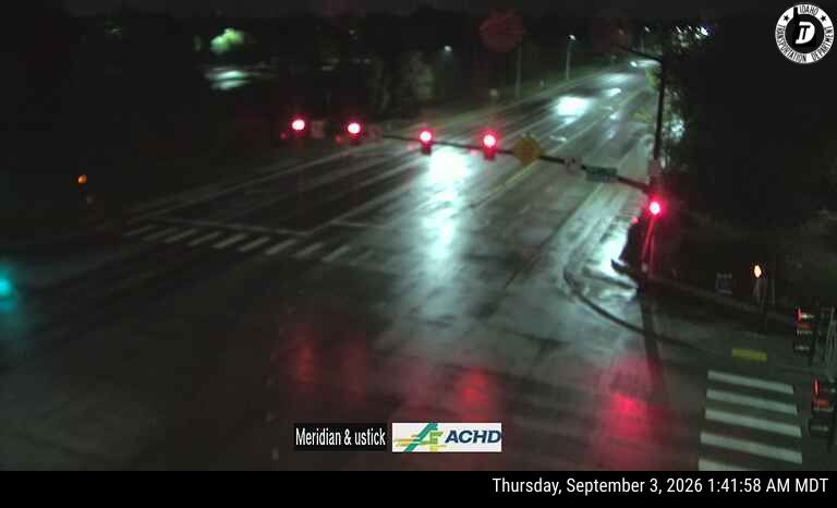 Meridian & Ustick live camera view