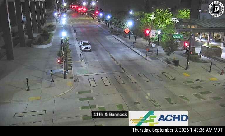 11th & Bannock live camera view