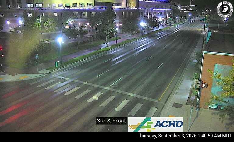 US-20 Front & 3rd live camera view