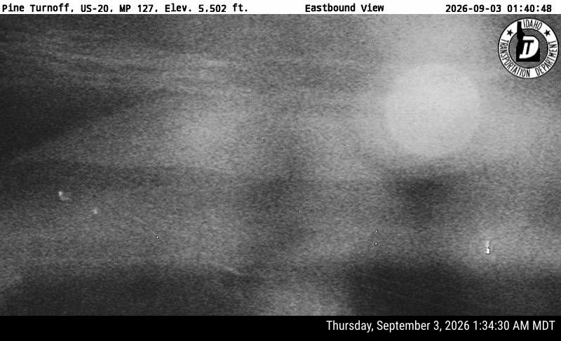 US-20 Pine Turnoff live camera view