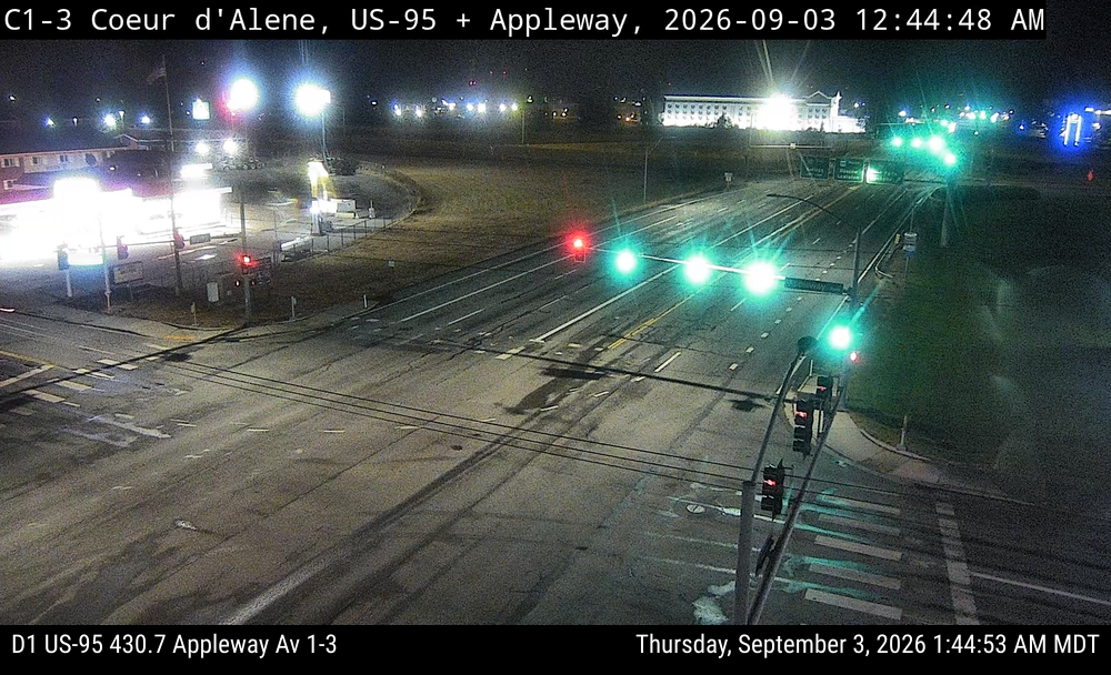 US-95 430.7 Appleway Av live camera view