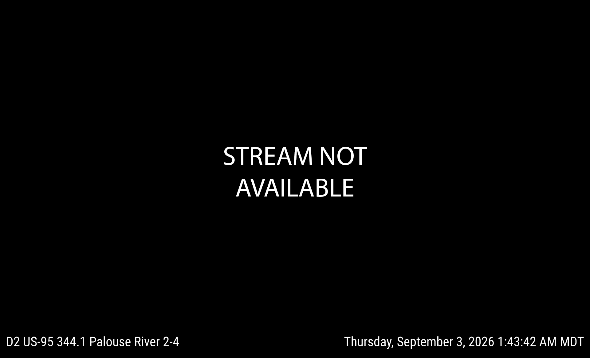 US-95 Palouse River live camera view