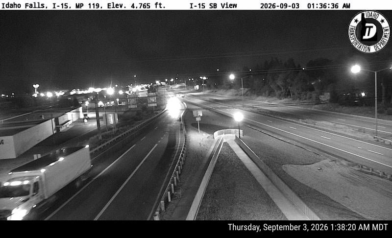 I-15 Idaho Falls live camera view