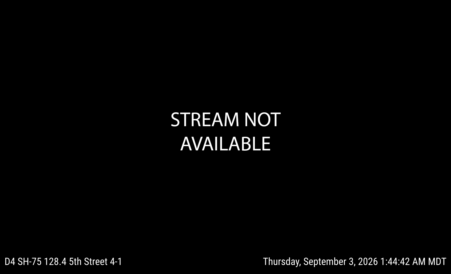 SH-75 128.4 5th Street live camera view