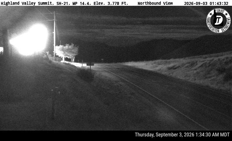 SH-21 Highland Valley Summit live camera view