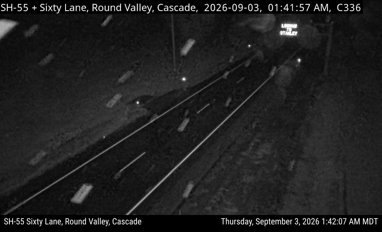 SH-55 at Round Valley, Cascade live camera view