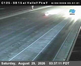 (C125) I-15 : Valley Parkway live camera view