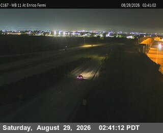 (C167) WB 905 : SR-11 Enrico Fermi 1 live camera view