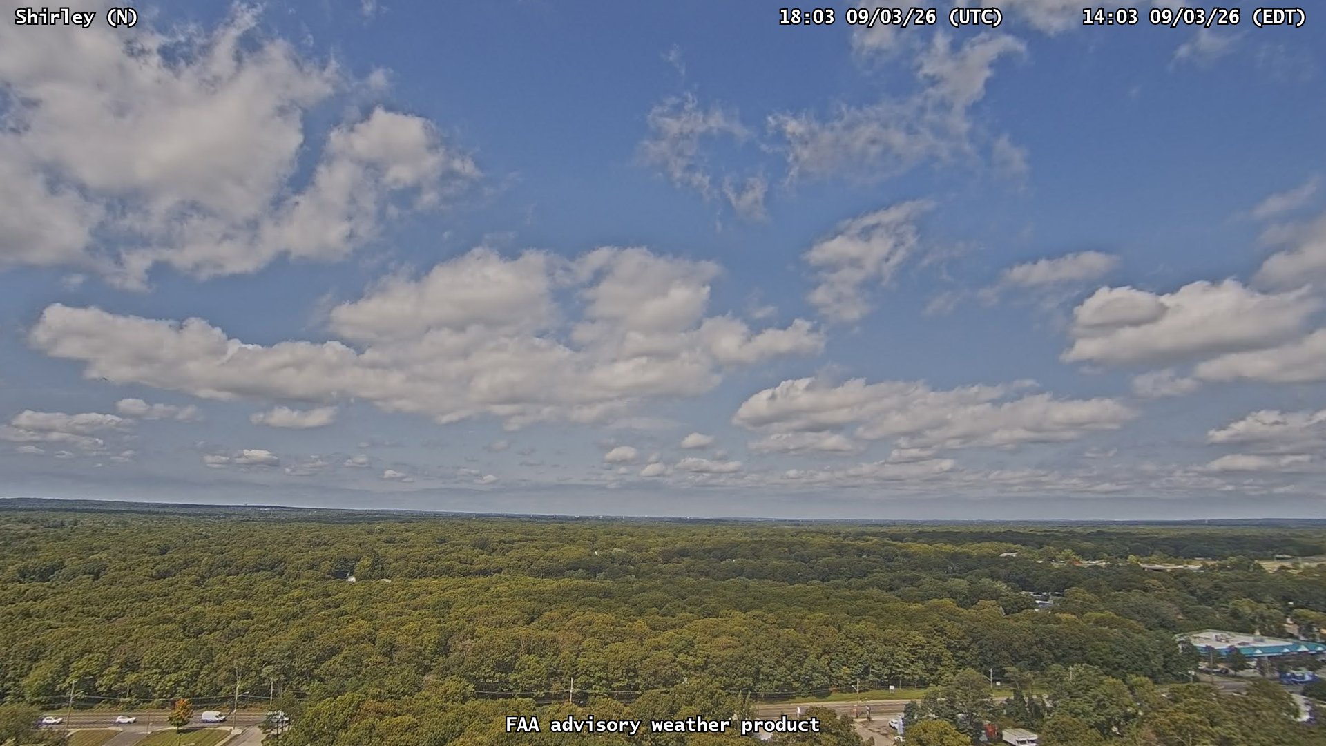 Shirley — North live camera view